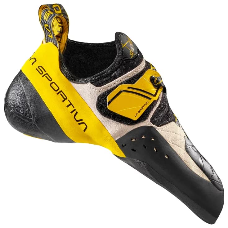 La Sportiva climbing shoe shown in the style section of the guide.