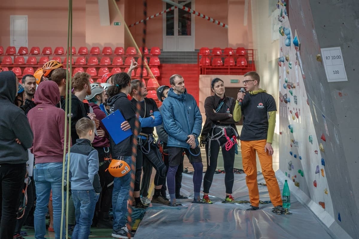 Climber reflecting on mindset and performance progression.