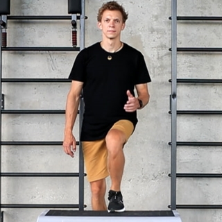 High Box Step Ups One Leg